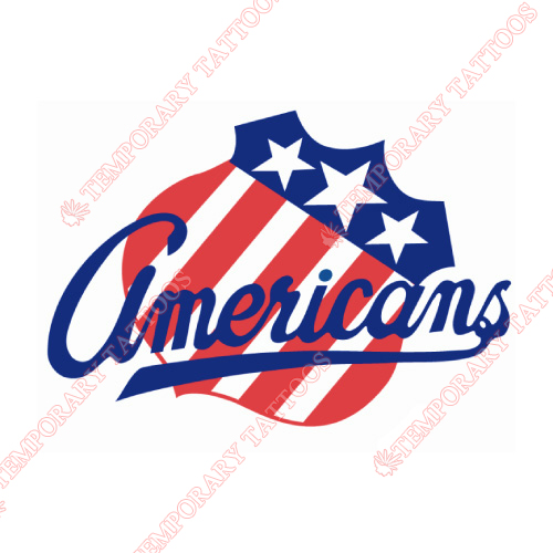 Rochester Americans Customize Temporary Tattoos Stickers NO.9121